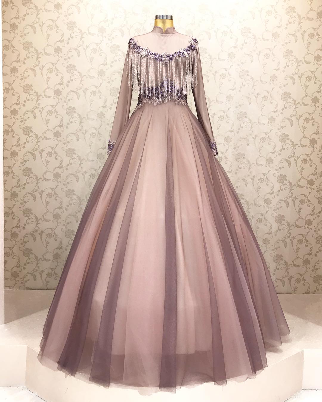 2018 Tesettür Abiye Elbise Modelleri 3