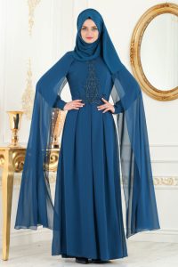 2018 Koton Tesettur Abiye Elbise Modelleri 10