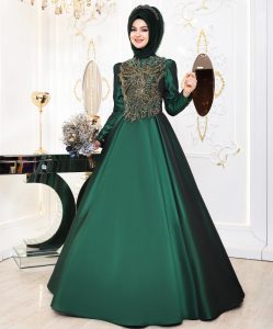 En Begenilen Tesettur Abiye Elbise 5