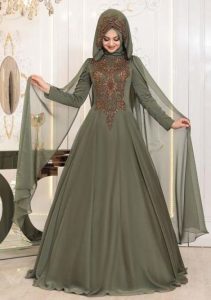 En Begenilen Tesettur Abiye Elbise pinar sems sura abiye haki e1524880982602