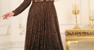 Simli Tesettür Abiye Elbise Modelleri 4 e1522703492843